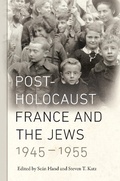 Cover: Post-Holocaust France and the Jews, 1945-1955 - New York University Press