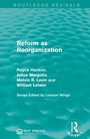 Cover: Reform as Reorganization - Routledge