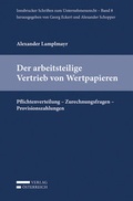 Cover: Der arbeitsteilige Vertrieb von Wertpapieren - Verlag &Ouml;sterreich