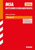 Cover: Mittlerer Schulabschluss Schleswig-Holstein - Deutsch - Stark Verlag GmbH
