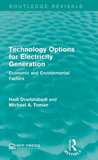 Enlarge image Cover: Technology Options for Electricity Generation - Routledge