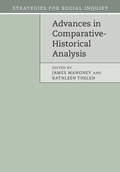 Cover: Advances in Comparative-Historical Analysis - Cambridge University Press