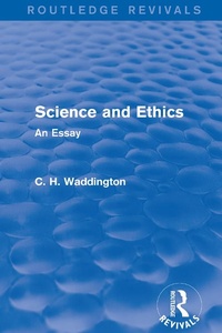 Enlarge image Cover: Science and Ethics - Routledge