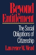 Cover: Beyond Entitlement - The Free Press