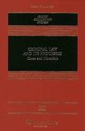 Cover: Criminal Law and its Processes - Aspen Publishers Inc.,U.S.
