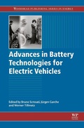 Cover: Advances in Battery Technologies for Electric Vehicles - Elsevier