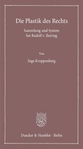 Cover: Die Plastik des Rechts - Duncker & Humblot
