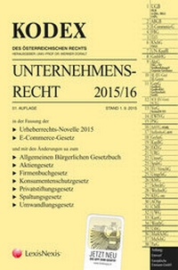 Abbildung von: KODEX Unternehmensrecht 2015/16 - LexisNexis ARD ORAC