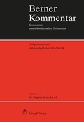 Cover: Obligationenrecht, Solidarit&auml;t, Art. 143-150 OR - St&auml;mpfli Verlag AG