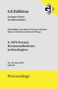 Cover: GI Edition Proceedings Band 243 8. DFN-Forum Kommunikationstechnologien - K&ouml;llen