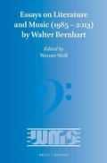 Cover: Essays on Literature and Music (1985 - 2013) by Walter Bernhart - Brill