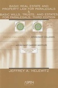 Cover: Basic Real Estate and Property Law for Paralegals/Basic Wills, Trusts, and Estates for Paralegals - Aspen Publishers Inc.,U.S.