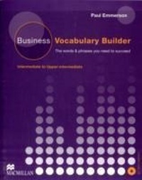 Abbildung von: Business Vocabulary Builder Intermediate Students Book & CD Pack - Macmillan Education