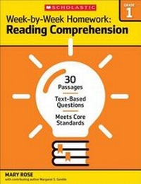 Enlarge image Cover: Week-By-Week Homework: Reading Comprehension Grade 1 - Scholastic Teaching Resources