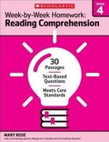 Cover: Week-By-Week Homework: Reading Comprehension Grade 4 - Scholastic Teaching Resources