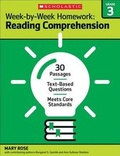 Cover: Week-By-Week Homework: Reading Comprehension Grade 3 - Scholastic Teaching Resources