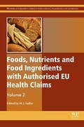 Cover: Foods, Nutrients and Food Ingredients with Authorised Eu Health Claims: Volume 2 - Elsevier