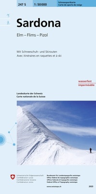 Abbildung von: 247S Sardona Schneesportkarte - swisstopo