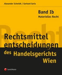 Abbildung von: Rechtsmittelentscheidungen des Handelsgerichts Wien - LexisNexis ARD ORAC
