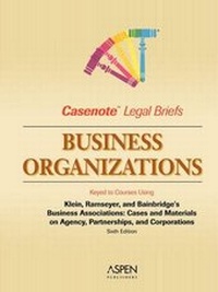 Enlarge image Cover: Business Organizations - Aspen Publishers Inc.,U.S.