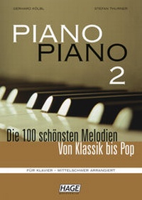 Abbildung von: Piano Piano 2 mittelschwer + 4 CDs - Hage Musikverlag