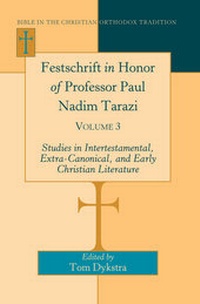 Abbildung von: Festschrift in Honor of Professor Paul Nadim Tarazi - Peter Lang Verlag
