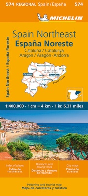 Abbildung von: Michelin Katalonien, Aragon, Andorra - Michelin Editions des Voyages