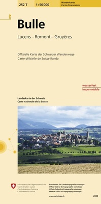 Abbildung von: 252T Bulle Wanderkarte - swisstopo