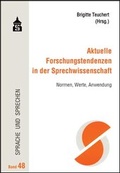 Cover: Aktuelle Forschungstendenzen in der Sprechwissenschaft - Schneider Hohengehren