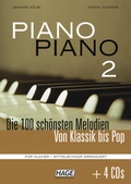 Cover: Piano Piano 2, mittelschwer + 4 CDs - Hage Musikverlag