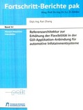 Cover: Referenzarchitektur zur Erh&ouml;hung der Flexibilit&auml;t in der GUI-Applikation-Anbindung f&uuml;r automotive Infotainmentsysteme - RPTU Rheinland-Pf&auml;lzische Technische Universit&auml;t Kaiserslautern Landau