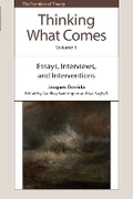 Cover: Thinking What Comes, Volume 1 - Edinburgh University Press