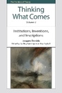 Cover: Thinking What Comes, Volume 2 - Edinburgh University Press