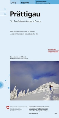 Abbildung von: 248S Prättigau Schneesportkarte - swisstopo