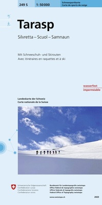 Abbildung von: 249S Tarasp Schneesportkarte - swisstopo