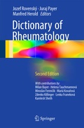 Cover: Dictionary of Rheumatology - Springer