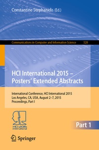 Abbildung von: HCI International 2015 - Posters' Extended Abstracts - Springer