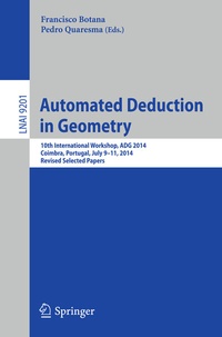 Abbildung von: Automated Deduction in Geometry - Springer