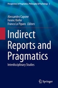 Cover: Indirect Reports and Pragmatics - Springer