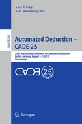 Cover: Automated Deduction - CADE-25 - Springer