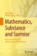 Cover: Mathematics, Substance and Surmise - Springer