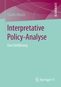 Cover: Interpretative Policy-Analyse - Springer VS