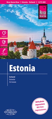 Abbildung von: Reise Know-How Landkarte Estland / Estonia (1:275.000) - Reise Know-How Verlag Peter Rump GmbH