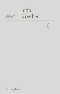 Enlarge image Cover: f. - Sternberg Press