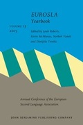 Cover: EUROSLA Yearbook - John Benjamins Publishing Co