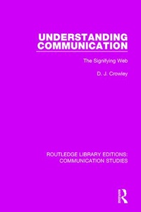 Enlarge image Cover: Understanding Communication - Routledge