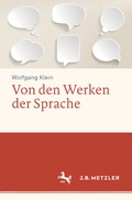 Cover: Von den Werken der Sprache - J.B. Metzler