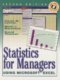 Enlarge image Cover: Statistics for Managers Using Microsoft Excel - Pearson