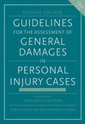 Cover: Guidelines for the Assessment of General Damages in Personal Injury Cases - Oxford University Press