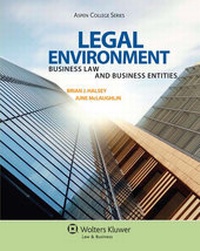 Enlarge image Cover: Legal Environment - Aspen Publishers Inc.,U.S.